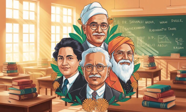 great educationists of India